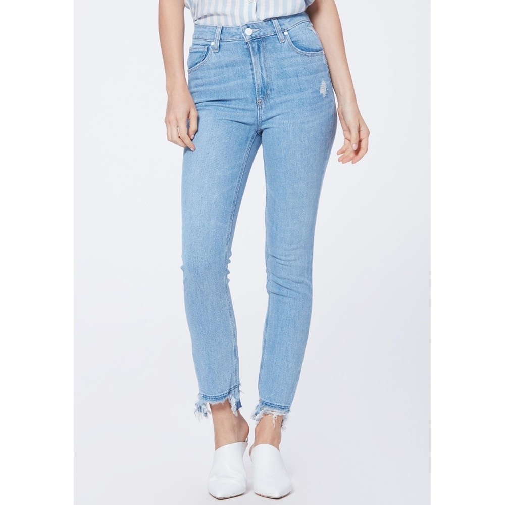 NWT Paige Sarah High Rise Straight Leg Jeans